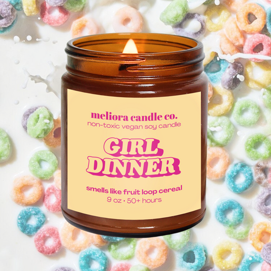 girl dinner - smells like fruit loops