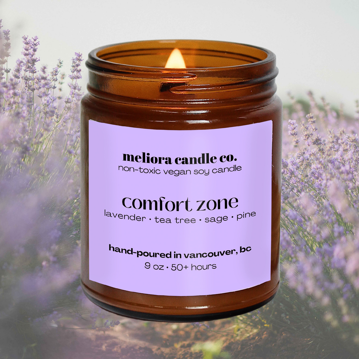 comfort zone - lavender, tea tree, pine, & sage